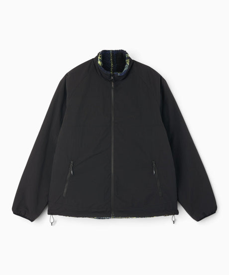 Gramicci Reversible Sherpa Plaid Erkek Ceket Plaid-Black