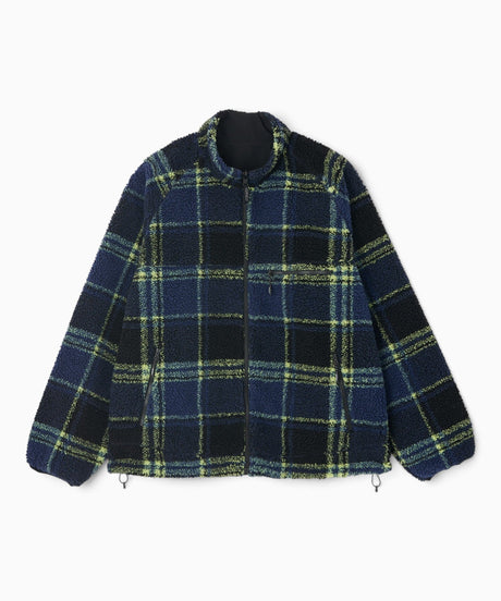 Gramicci Reversible Sherpa Plaid Erkek Ceket Plaid-Black