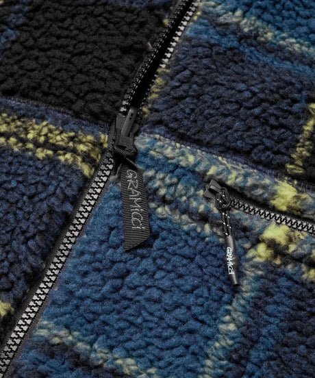 Gramicci Reversible Sherpa Plaid Erkek Ceket Plaid-Black