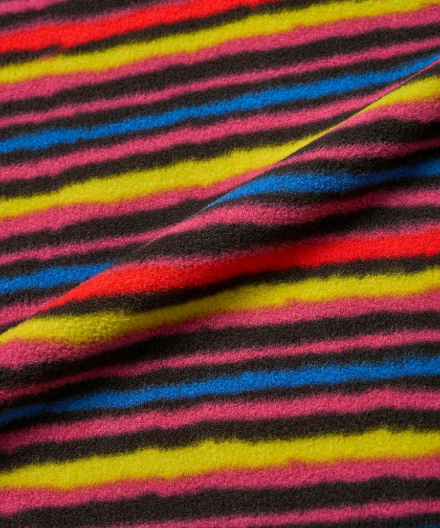 Gramicci Thermal Fleece Pullover Sweatshirt Multi-Stripe