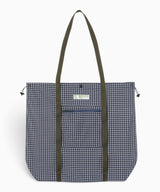 Gramicci Utility Tote Bag Navy Check
