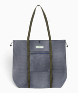 Gramicci Utility Tote Bag Navy Check
