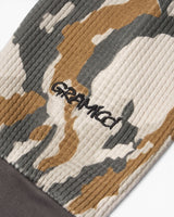 Gramicci Waffle Crew Sweatshirt Bark Camo