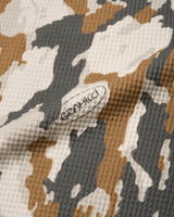Gramicci Waffle Crew Sweatshirt Bark Camo