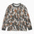 Gramicci Waffle Crew Sweatshirt Bark Camo