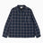 Gramicci Zip-Up Insulated Flannel Erkek Gömlek Navy Shadow Plaid