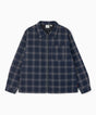 Gramicci Zip-Up Insulated Flannel Erkek Gömlek Ceket Navy Shadow Plaid