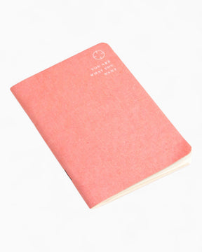 Happily Ever Paper Motto Want Defter Pink