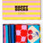 Happy Socks Checks and Stripes Gift Set 3 Pack Çorap Çok Renkli