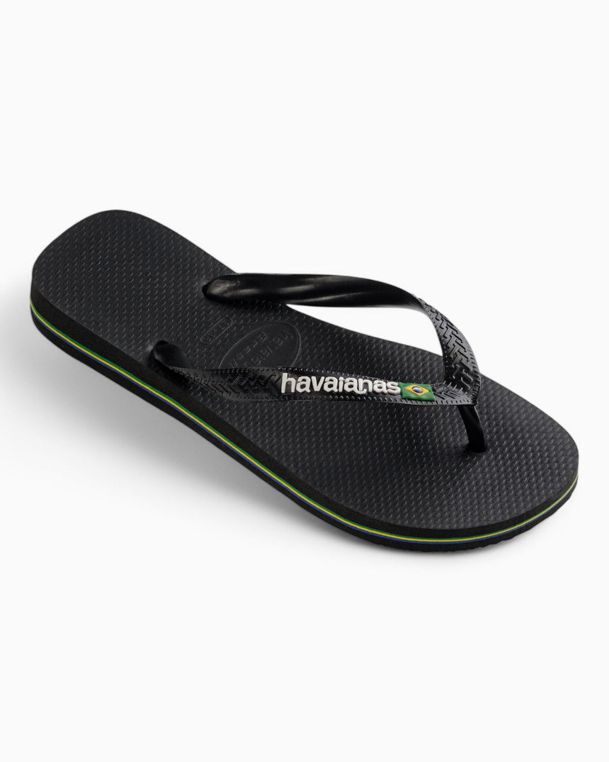 Havaianas Brasil Logo Erkek Terlik Black