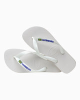 Havaianas Brasil Logo Erkek Terlik White