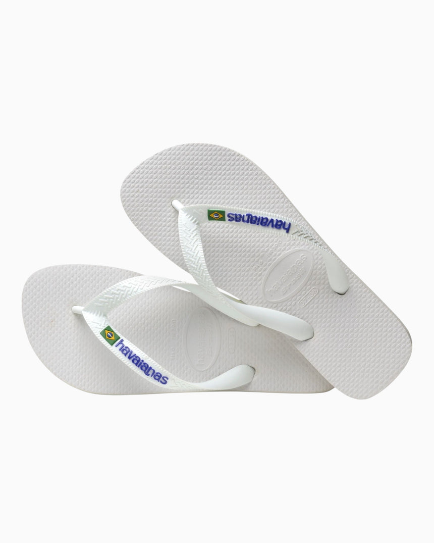 Havaianas Brasil Logo Erkek Terlik White