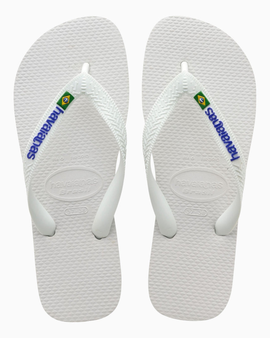 Havaianas Brasil Logo Erkek Terlik White