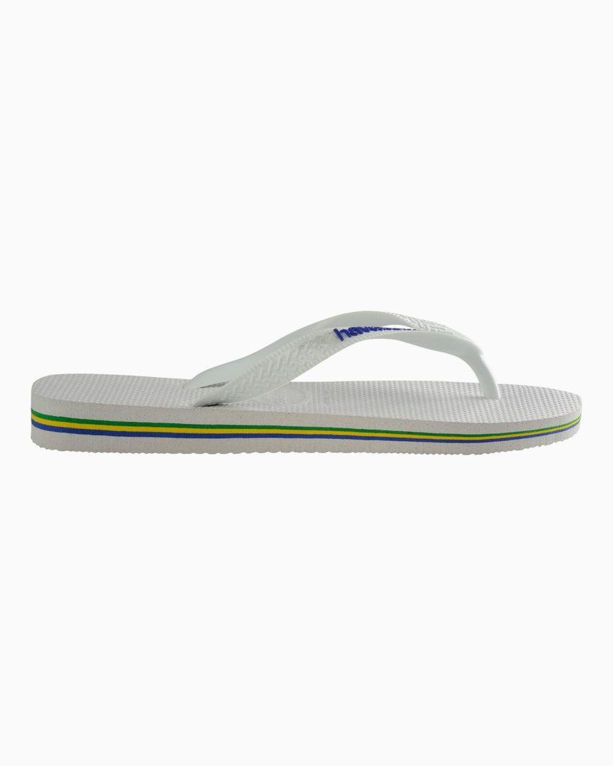 Havaianas Brasil Logo Erkek Terlik White