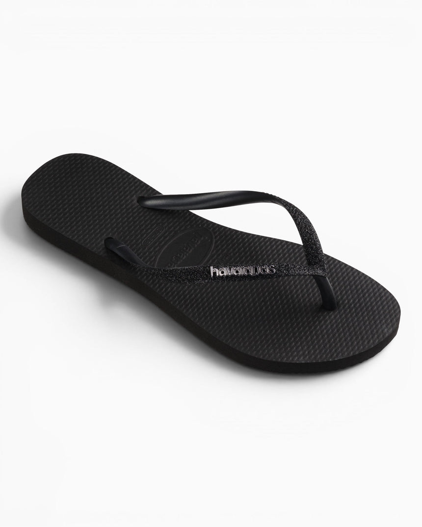 Havaianas Slim Glitter Kadın Terlik Black