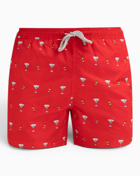 Hawksbill Cocktail Erkek Şort Mayo Red