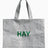 HAY Design Candy Mono Bag - Medium Grey