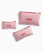 HAY Design Candy Mono Wash Bag Flat (Set of 3) Light Pink