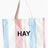HAY Design Candy Stripe Medium Blue/Red/White