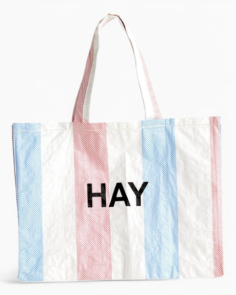 HAY Design Candy Stripe Medium Blue/Red/White