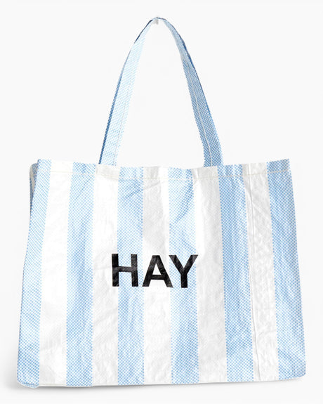 HAY Design Candy Stripe Medium Blue/White