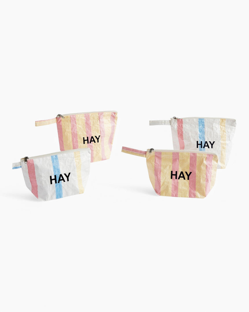 HAY Design Candy Stripe Wash Bag Medium