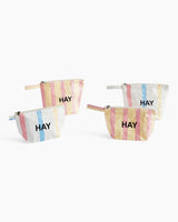 HAY Design Candy Stripe Wash Bag Medium
