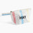 HAY Design Candy Stripe Wash Bag Small Blue/Red/White