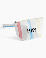 HAY Design Candy Stripe Wash Bag Small Blue/Red/White