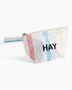 HAY Design Candy Stripe Wash Bag Small Blue/Red/White