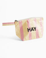 HAY Design Candy Stripe Wash Bag Small Red/Yellow
