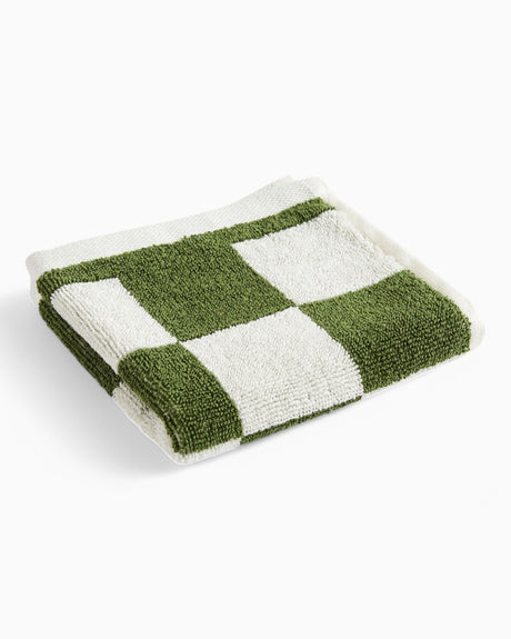 HAY Design Check Wash Cloth Matcha