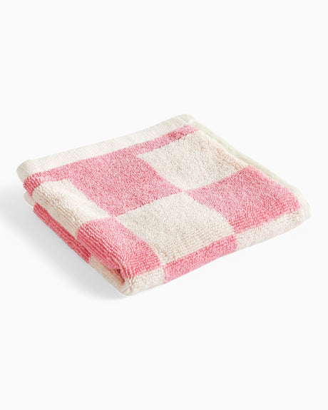 HAY Design Check Wash Cloth Pink