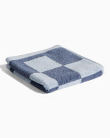 HAY Design Check Wash Cloth Steel Blue