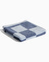 HAY Design Check Wash Cloth Steel Blue