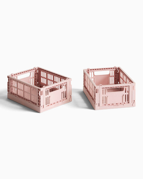 HAY Design Colour Crate Mini (Set of 2) Blush