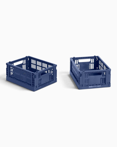 HAY Design Colour Crate Mini (Set of 2) Dark blue