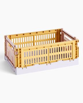 HAY Design Colour Crate Mix Small Golden Yellow