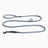 HAY Design Dogs Leash Braided M/L Lavender/Green