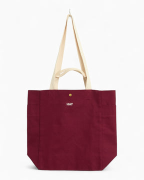 HAY Design Everyday Tote Bag Burgundy