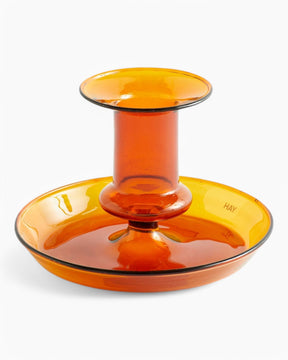 HAY Design Flare Candleholder Amber