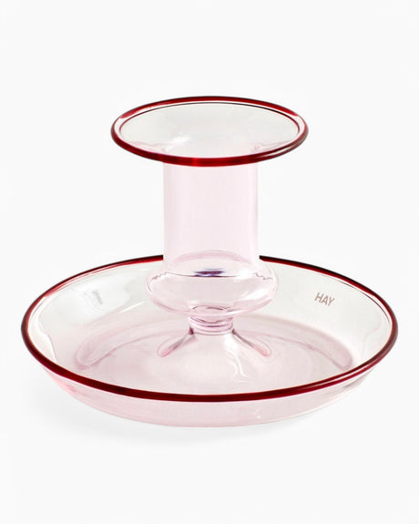 HAY Design Flare Candleholder Pink