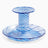 HAY Design Flare Stripe Candleholder Light Blue/White