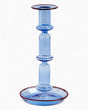 HAY Design Flare Tall Candleholder Light Blue/Red