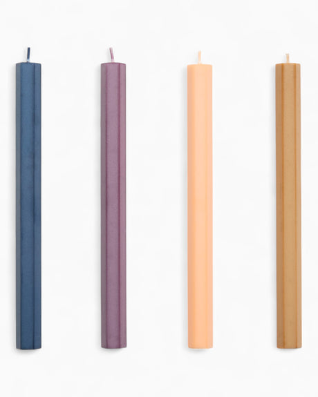 HAY Design Hexagon Candle Set of 4 Dark