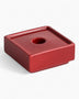HAY Design Mattone Candleholder Small Red/Soft Pink