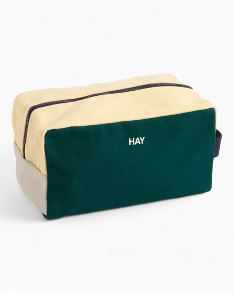 HAY Design Multi Wash Bag Medium Dark Green Multi