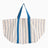 HAY Design Outdoor Market Picnic Bag Medium Beige/Blue Stripe