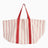 HAY Design Outdoor Market Picnic Bag Medium Beige/Red Stripe