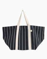HAY Design Outdoor Market Picnic Bag Medium Black/Beige Stripe